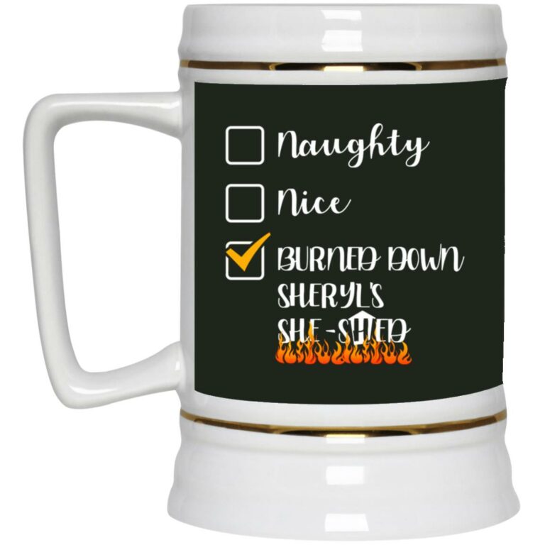 Burned Down Sheryl's She-, Forest, 22 oz. Beer Stein