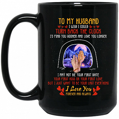 15 oz. Black Mug