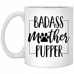 pupper mug, White, 11 oz. White Mug