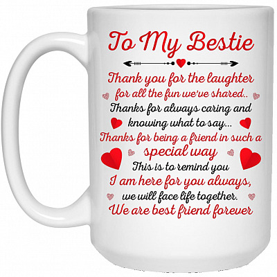 15 oz. White Mug