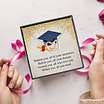 2LV. Behind You Graduation - Message Card (4) Interlocking Hearts Necklace 5