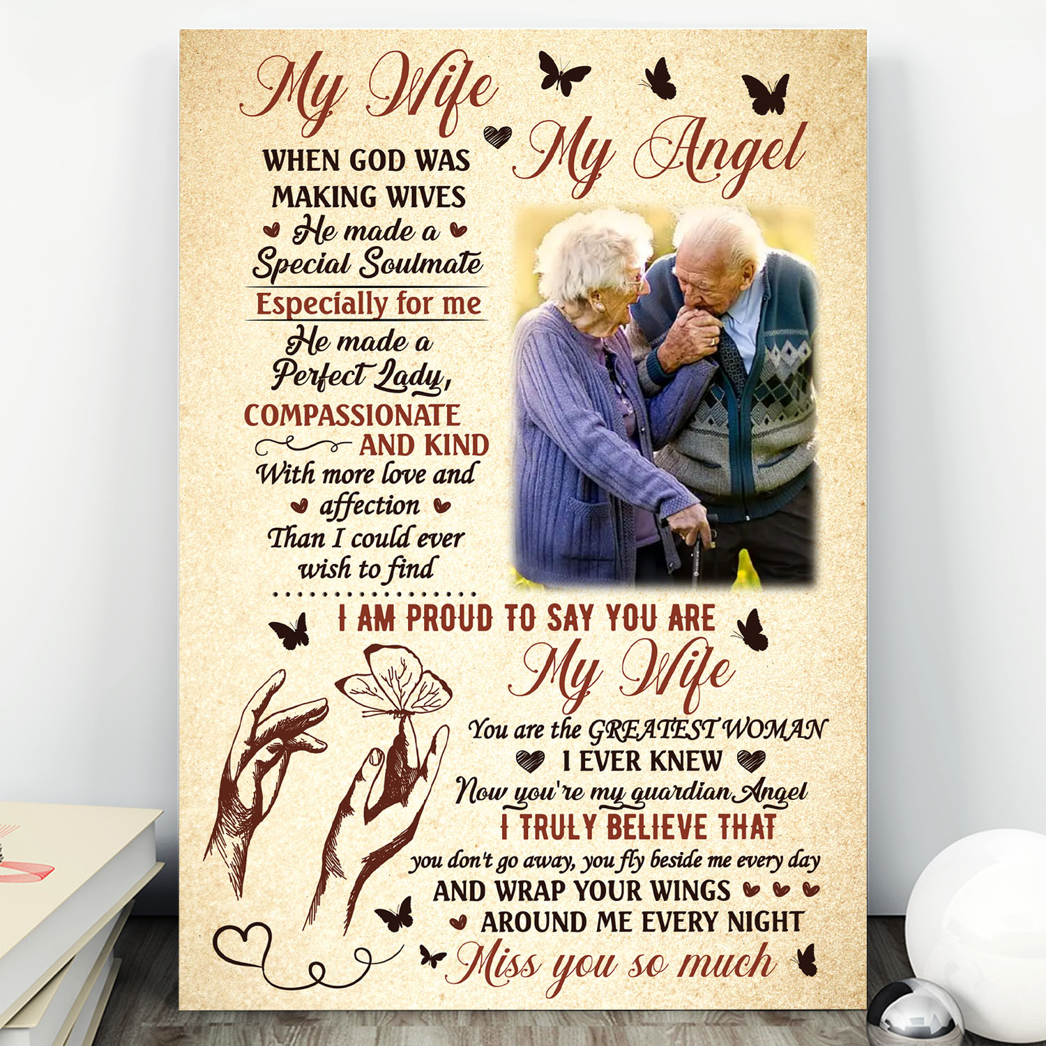 8O. My Angel canvas- Wife-Mockup 2