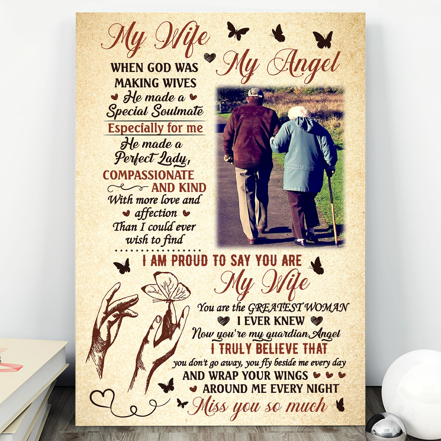 8O. My Angel canvas- Wife-Mockup 3