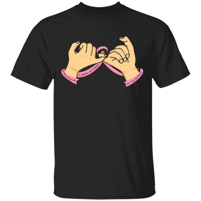 pinky shirt, Black, Unisex T-Shirt