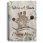 Personalized Fitness We're A Team Gallery Wrapped Framed Canvas Prints - Unframed Poster - Home Decor Wall Art, White, 0.75'' Framed Canvas Personalized Fitness We're A Team Gallery Wrapped Framed Canvas Prints - Unframed Poster - Home Decor Wall Art, White, 0.75'' Framed Canvas