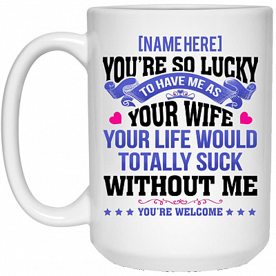 15 oz. White Mug