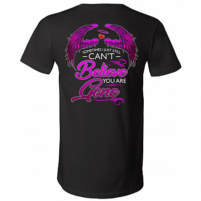Sometimes I Just Still Can't Believe, Black, V-Neck T-Shirt