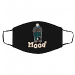 Mood Bernie Sanders Inauguration Face Mask, Black, Cloth Face Cover – Medium/Large