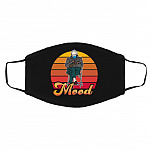 Mood Bernie Sanders Inauguration Face Mask, Black, Cloth Face Cover – Medium/Large