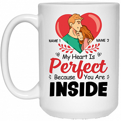 15 oz. White Mug