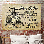 8VT. Skiing Couple Snowmobil This Is Us - Mk2