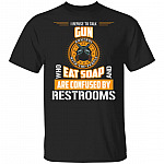 I Refuse To Talk Gun T-shirt, Black, Unisex T-Shirt
