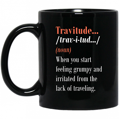 11 oz. Black Mug