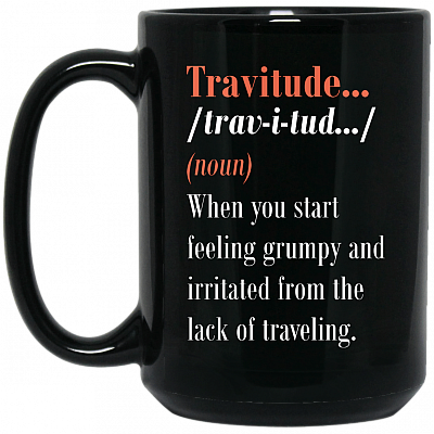 15 oz. Black Mug