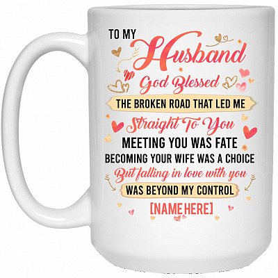 15 oz. White Mug