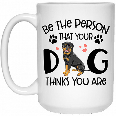 15 oz. White Mug