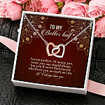 1O. Better Half(4) Interlocking Hearts Necklace 4
