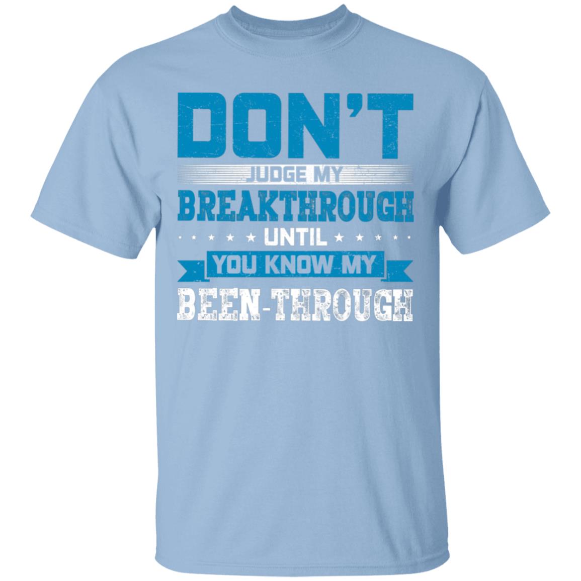 CityKool Don't Judge Shirt, Light Blue, Unisex T-Shirt