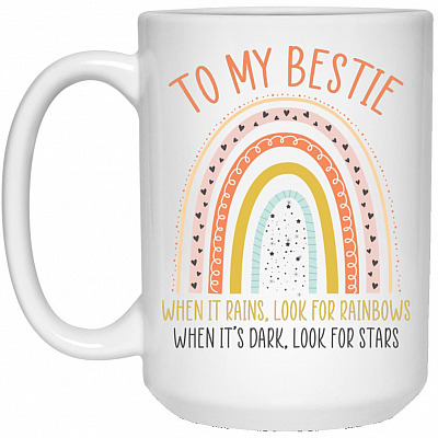 15 oz. White Mug