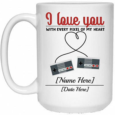 15 oz. White Mug