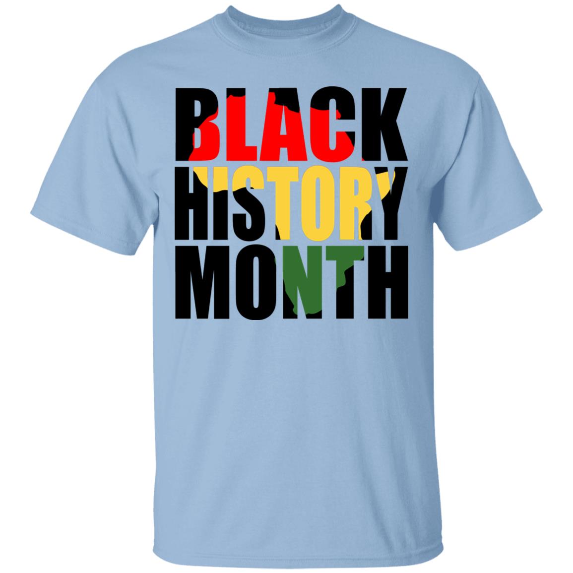 Black History Month T-Shirt, Light Blue, Unisex T-Shirt