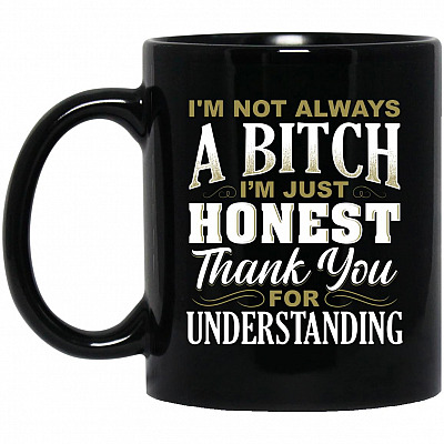 11 oz. Black Mug