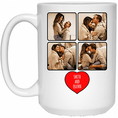 15 oz. White Mug