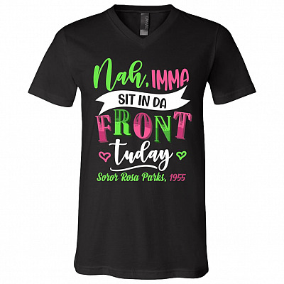 Rosa Parks T-shirt - V-Neck, Black, V-Neck T-Shirt