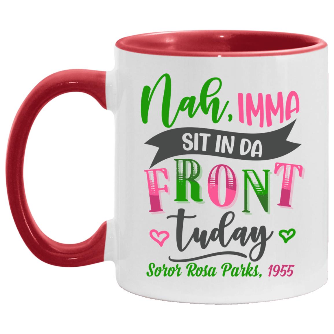 Rosa Parks  Accent Mug, White/Red, 11 oz. Accent Mug Rosa Parks Accent Mug, White/Red, 11 oz. Accent Mug