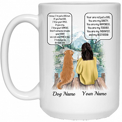 15 oz. White Mug