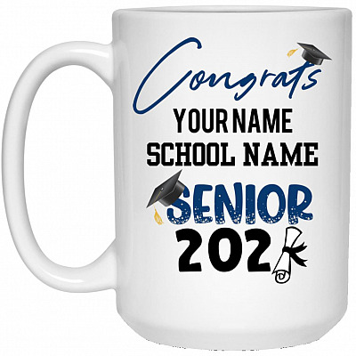15 oz. White Mug