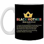 Retro Black, Black, 11 oz. White Mug