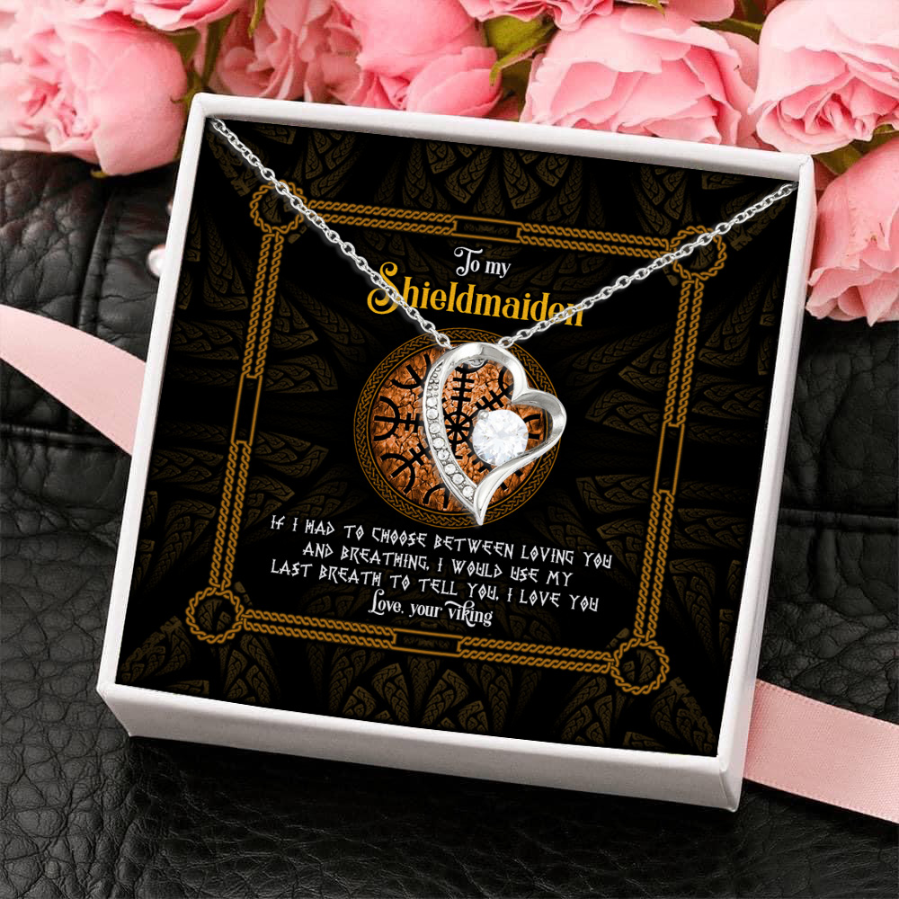 7Th. Shieldmaiden Forever Love Necklace (Silver) 4