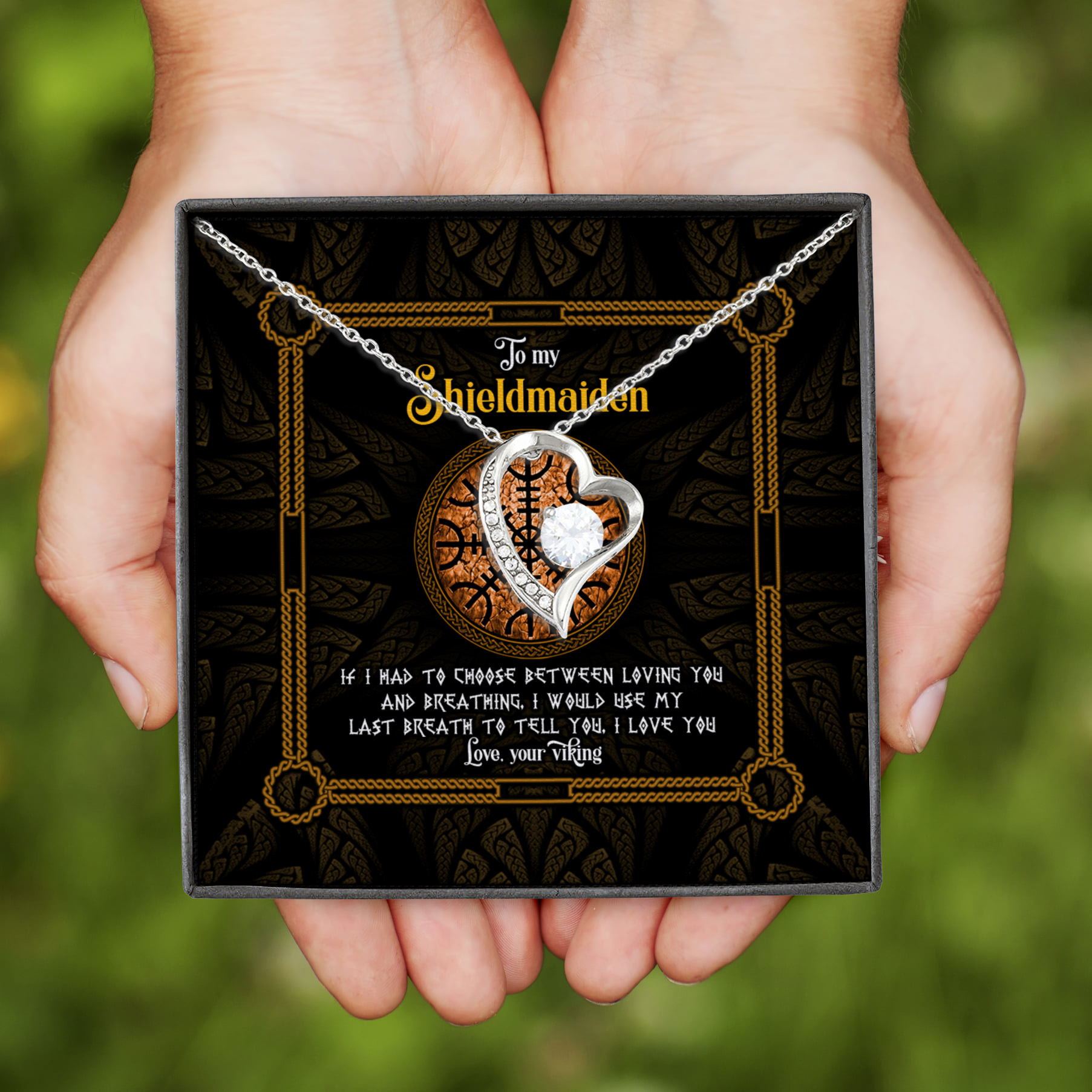 7Th. Shieldmaiden Forever Love Necklace (Silver)