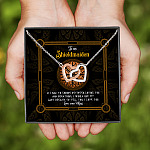 7Th. Shieldmaiden Interlocking Hearts Necklace