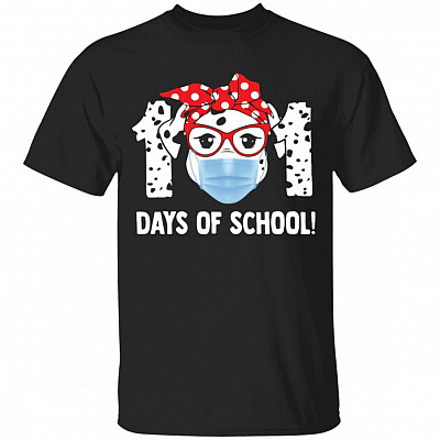 Funny Dalmatian Dog Youth Tee, Black, Youth T-Shirt