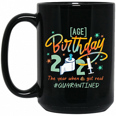 15 oz. Black Mug