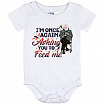 I'm Once Again Asking You To Feed, White, Baby Onesie - 12 Month
