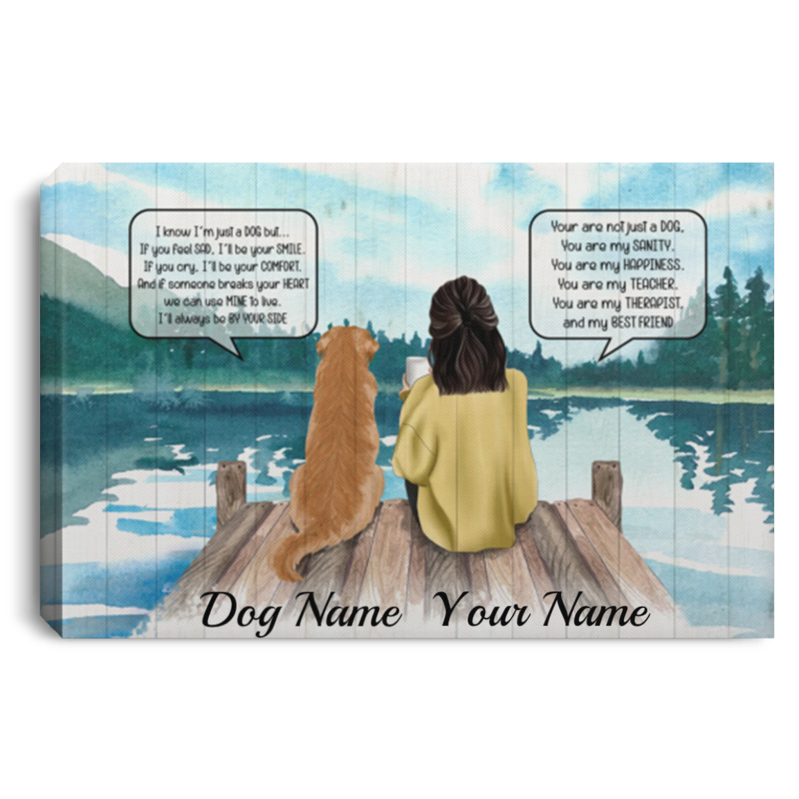 LANDSCAPE Canvas - Poster Template (OFFICIAL), White, 0.75'' Framed Canvas