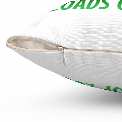 Alternative view of Loads of Luck Lucky Delivery Service Happy St Patrick's Day Throw Pillow - Decorative Pillow