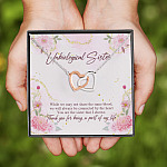2HP. Sister That I Choose Interlocking Hearts Necklace
