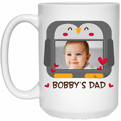 15 oz. White Mug