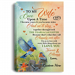 Personalized to My Wife I Love You Forever and Always Framed Canvas Prints - Unframed Poster, White, 0.75'' Framed Canvas