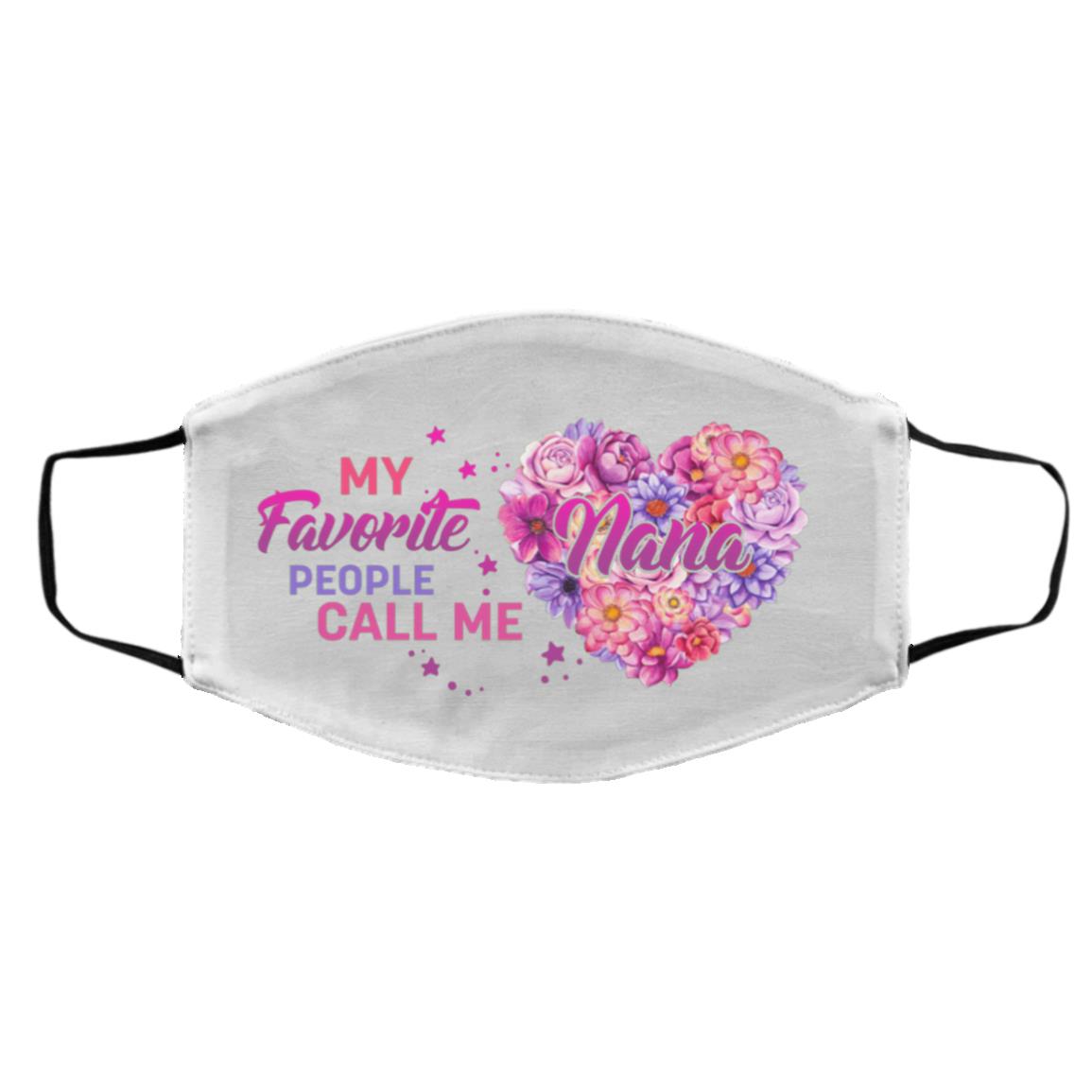 Mother's Day Mask Cover, White, Cloth Face Cover – Medium/Large Mother's Day Mask Cover, White, Cloth Face Cover – Medium/Large