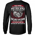 I'm Not A Widower I'm A Husband, Black, Long Sleeve