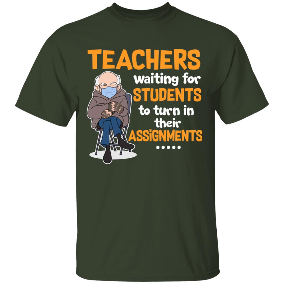 Bernie Sanders Teachers, Forest, Unisex T-Shirt