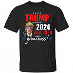 Trump 2024 Is Still, Black, Unisex T-Shirt