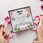 3HP. Not A Step Mom (6) Infinity Heart Necklace (Silver) 5