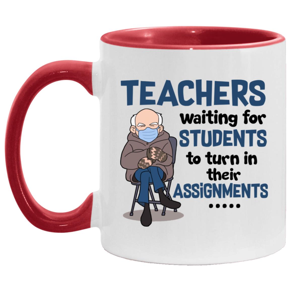 Bernie Sanders Accent Mug, White/Red, 11 oz. Accent Mug Bernie Sanders Accent Mug, White/Red, 11 oz. Accent Mug