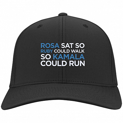 kamala hat, Black, Twill Cap